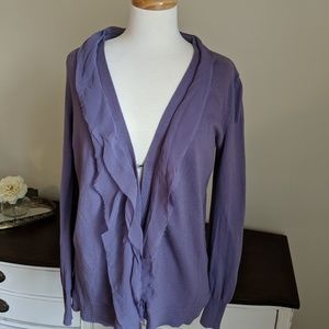 3 for $15 Vera Wang simply lavender open cardigan